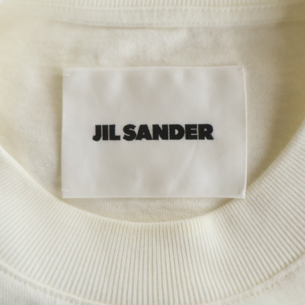 JIL SANDER(ジルサンダー) 23SS T-Shirt ロゴプリント 半袖Tシャツ アイボリー J21GC0001