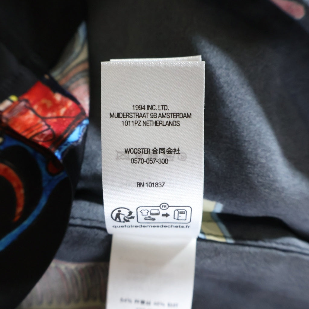 SUPREME(シュプリーム) 26SS Guns Silk S/S Shirt ガンズ 総柄半袖シルクシャツ ブラック