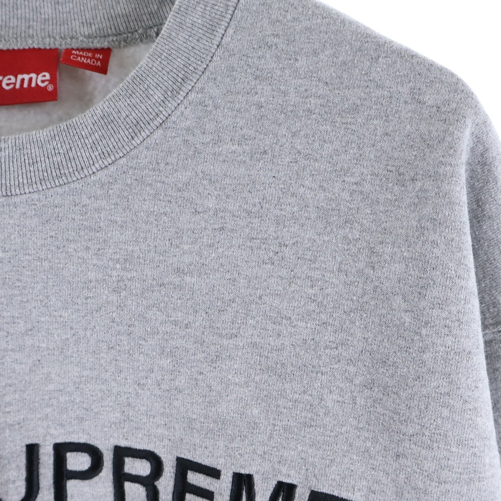 SUPREME(シュプリーム) 23AW BLESS Crewneck ブレス クルーネックスウェットトレーナー グレー
