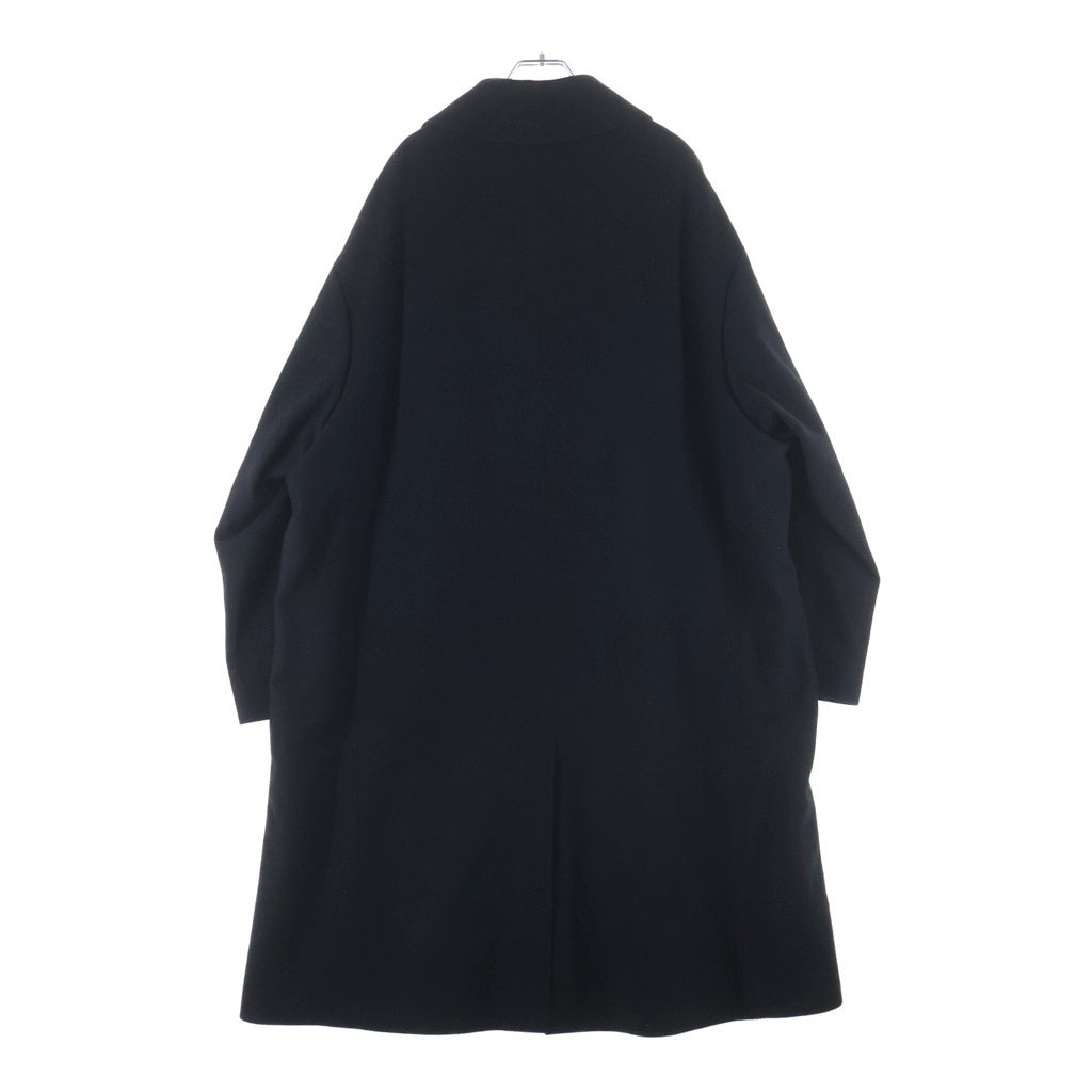 LAD MUSICIAN(ラッドミュージシャン) BIG SOUTIEN COLLAR COAT ステンカラーコート ジャケット ブラック 2220-313