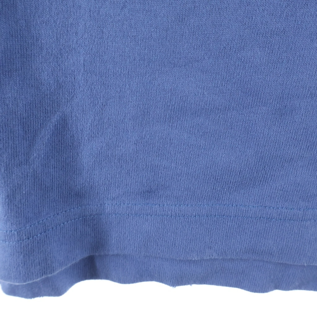 MAISON MIHARAYASUHIRO(メゾンミハラヤスヒロ) 24SS DISTRESSED ACID TEE プリントデザイン デストロイ加工 クルーネック コットン半袖Tシャツ ブルー J12TS552