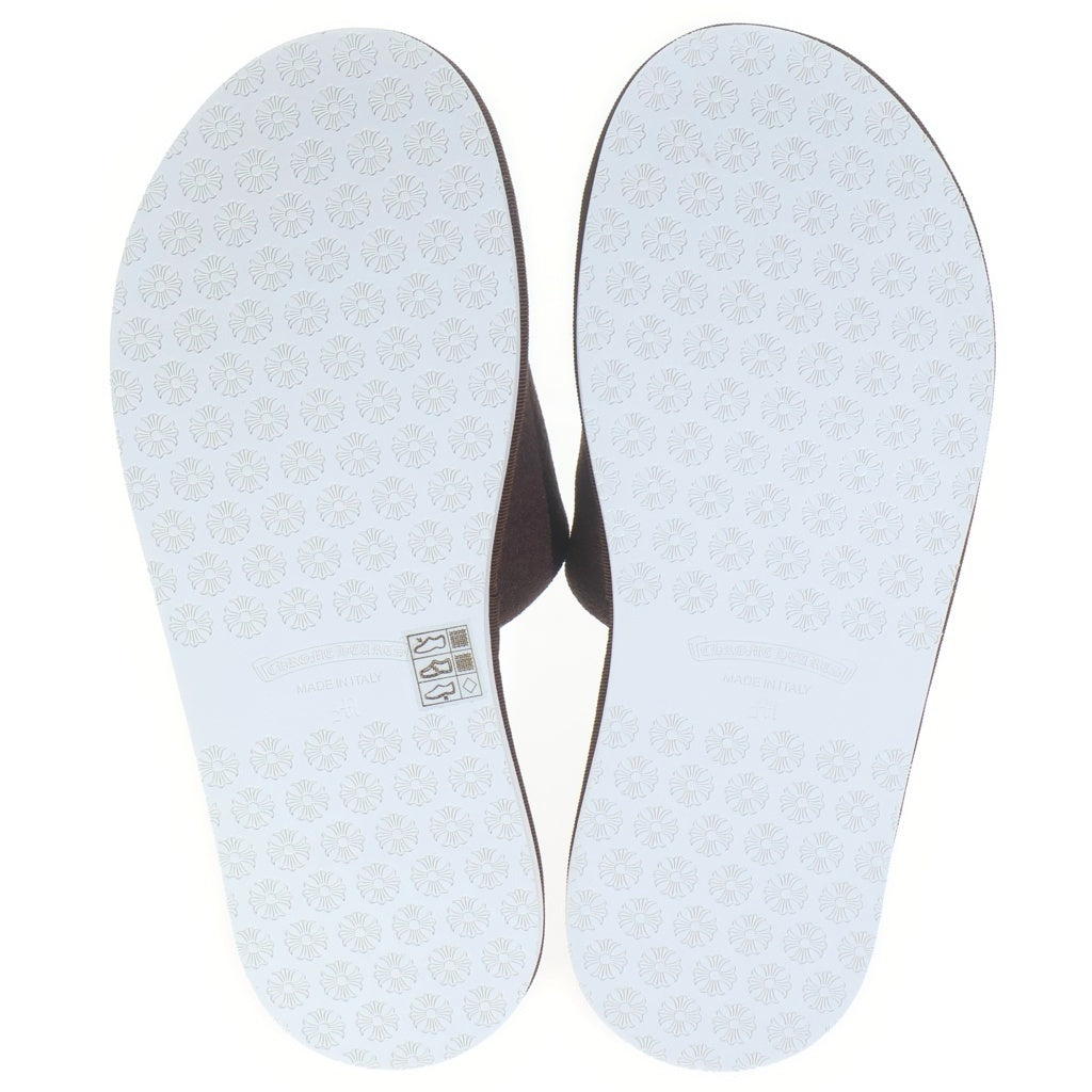 CHROME HEARTS(クロムハーツ) HOTEL SLIPPER TOKYO LIMITED 東京限定 ホースシュー ホテルスリッパ サンダル ブラウン