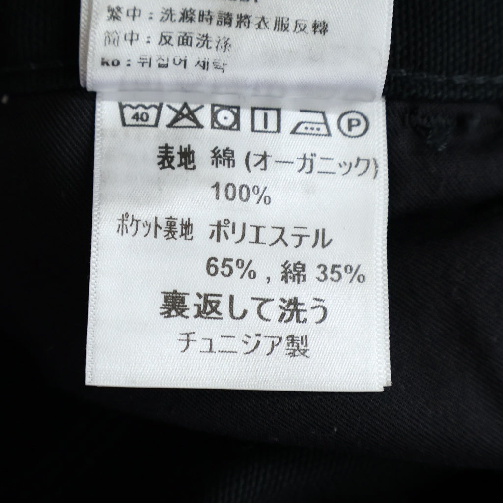CARHARTT(カーハート) Double Knee Pant ロゴパッチ ジップフライ ダブルニー デニムパンツ ブラック IO31501-26FP