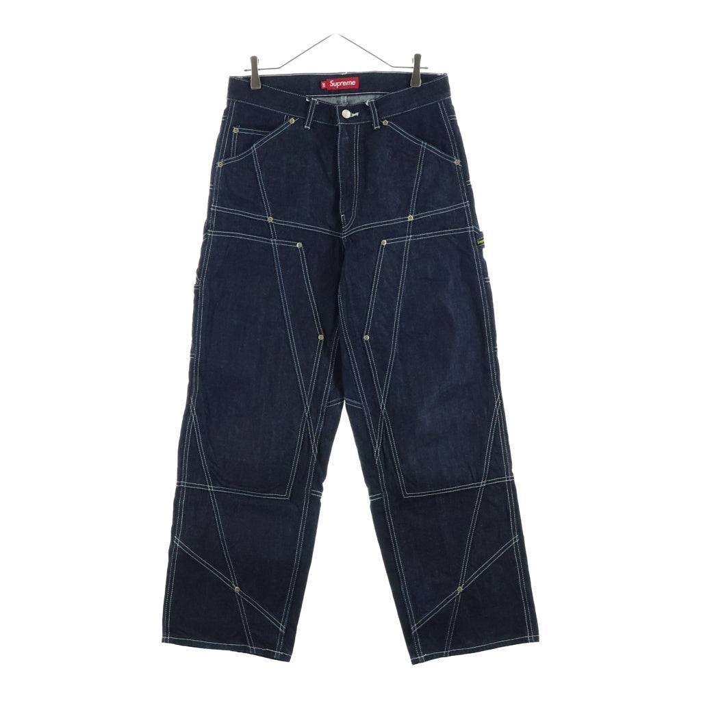 SUPREME(シュプリーム) 26SS Contrast Stitch Double Knee Painter Jean コントラスト ステッチ ダブルニー ペインターデニムパンツ インディゴ