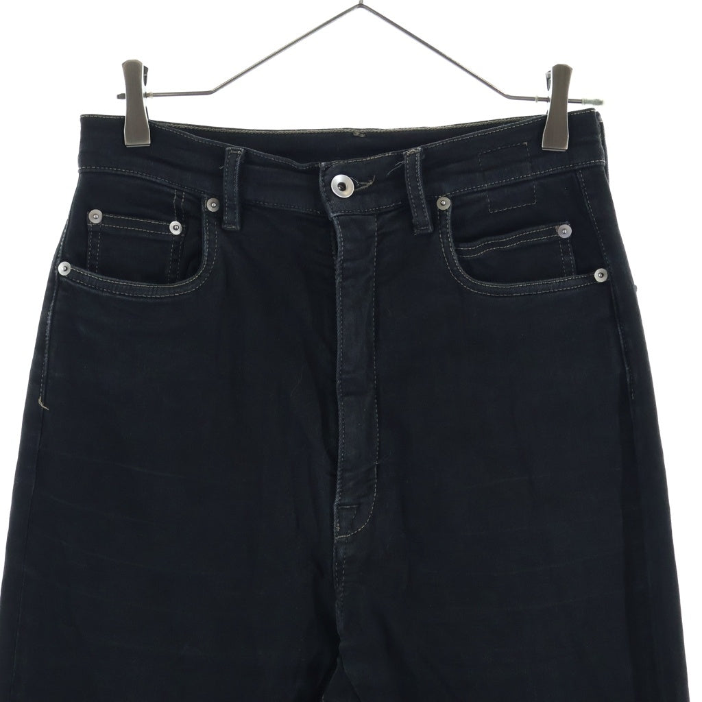 RICKOWENS DARKSHDW(リックオウエンスダークシャドウ) BOLAN BOOTCUT DENIM PANTS ボラン ブーツカット ジップフライ デニムパンツ ブラック DU02B4365-SBB