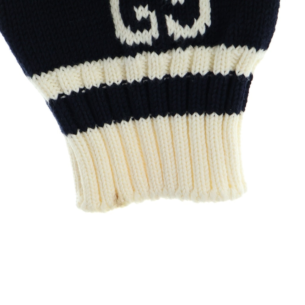 GUCCI(グッチ) GGロゴ 総柄デザイン ジップアップ ジャガード ニット セーター マルチ 545701-XKABP
