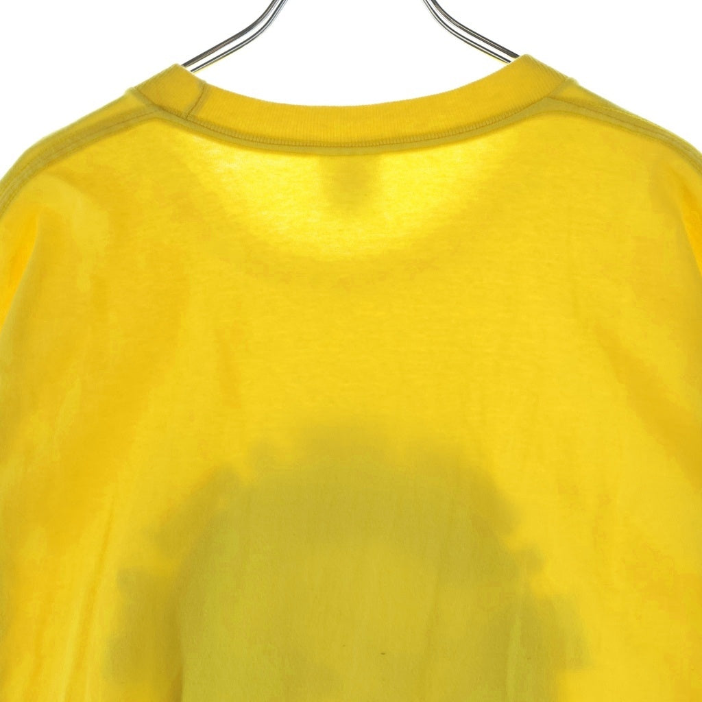 SUPREME(シュプリーム) 23SS Smoke Tee フロントプリント スモーク クルーネック コットン半袖Tシャツ カットソー イエロー