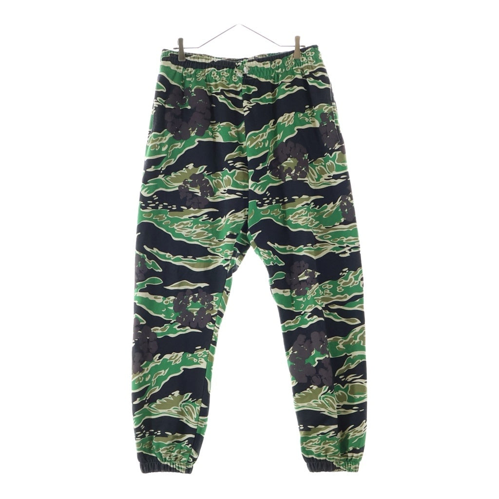 DENIM TEARS(デニムティアーズ) Cotton Wreath Sweatpants フラワー柄 カモ コットン スウェットパンツ カーキ