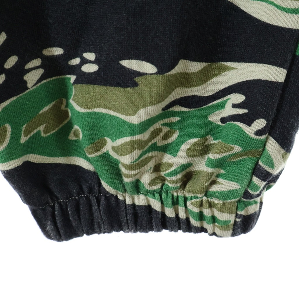 DENIM TEARS(デニムティアーズ) Cotton Wreath Sweatpants フラワー柄 カモ コットン スウェットパンツ カーキ