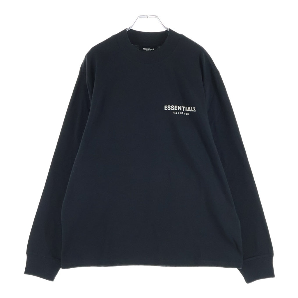 FEAR OF GOD ESSENTIALS(フィアオブゴッド エッセンシャルズ) L/S T-SHIRT カレッジロゴ 長袖Tシャツ ロンT ブラック