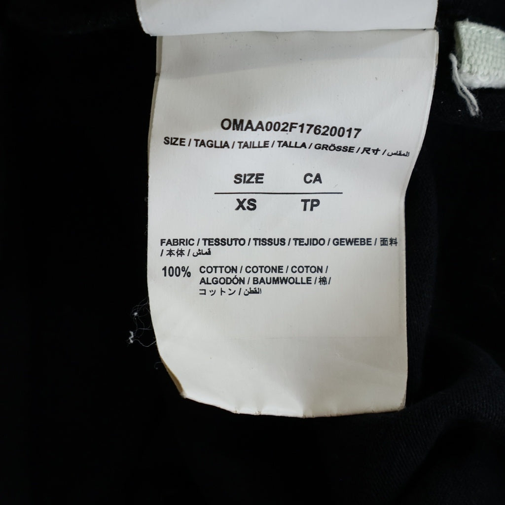OFF-WHITE(オフホワイト) 17AW Galaxy Brushed T-Shirt ギャラクシー ブラッシュド 半袖Tシャツ ブラック OMAA002F17620017