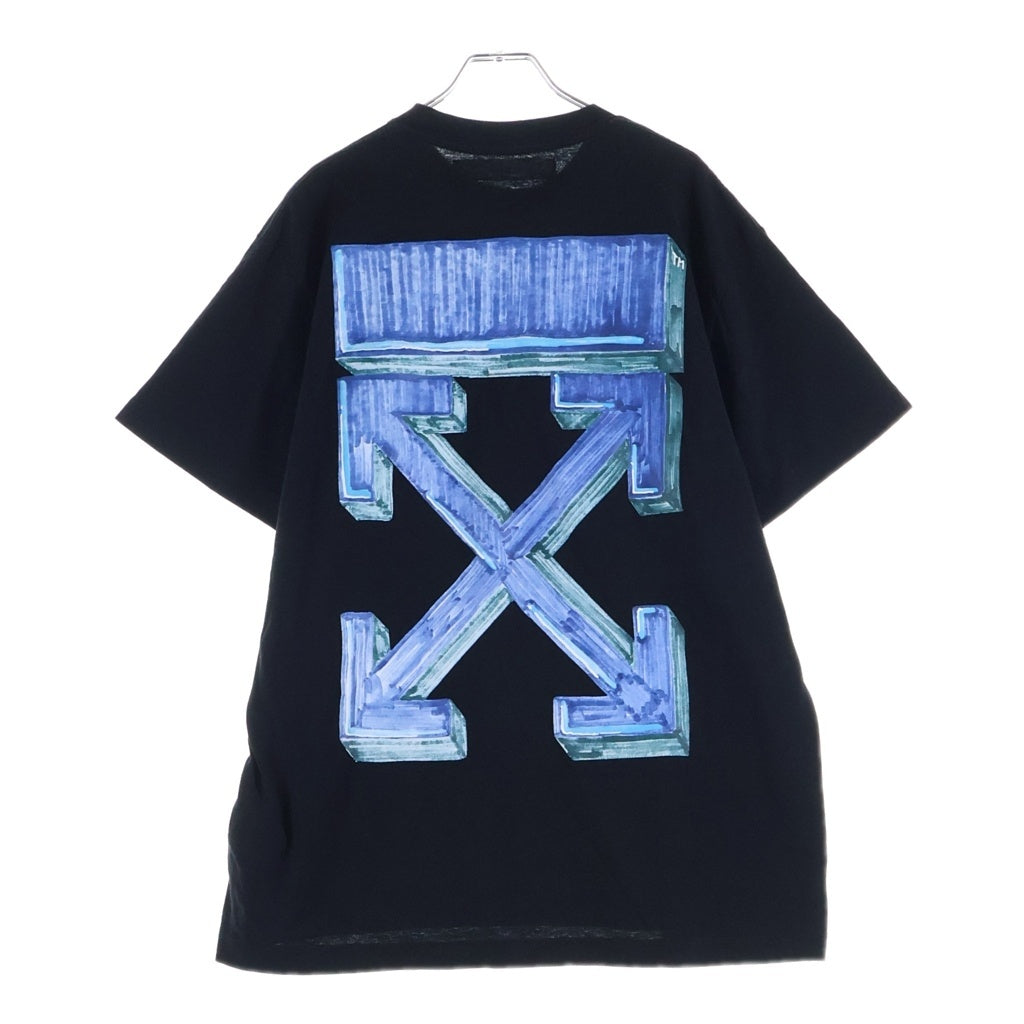 OFF-WHITE(オフホワイト) 20AW Marker Arrow Over T-Shirt 半袖Tシャツ ブラック OMAA038E20JER002