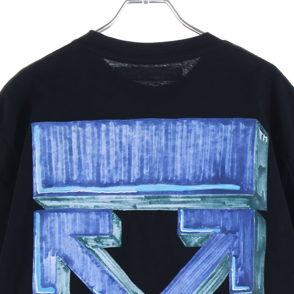 OFF-WHITE(オフホワイト) 20AW Marker Arrow Over T-Shirt 半袖Tシャツ ブラック OMAA038E20JER002