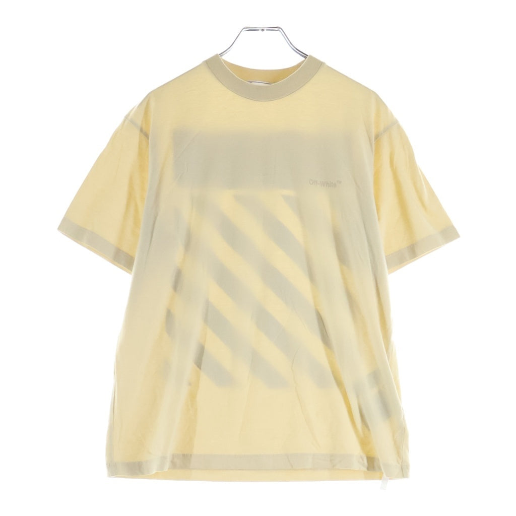 OFF-WHITE(オフホワイト) Diag Printed T-Shirt 半袖Tシャツ ベージュ OWAA049C99JER001