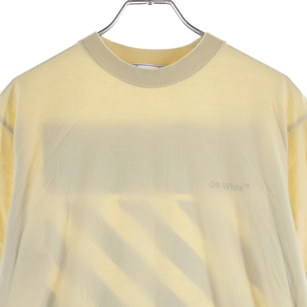 OFF-WHITE(オフホワイト) Diag Printed T-Shirt 半袖Tシャツ ベージュ OWAA049C99JER001