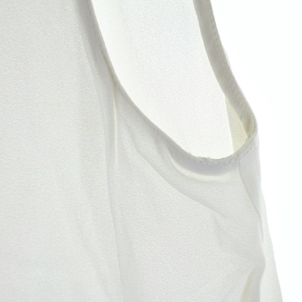 miumiu(ミュウミュウ) Blouse ビジュー付き ノースリーブブラウス ホワイト レディース MT1321