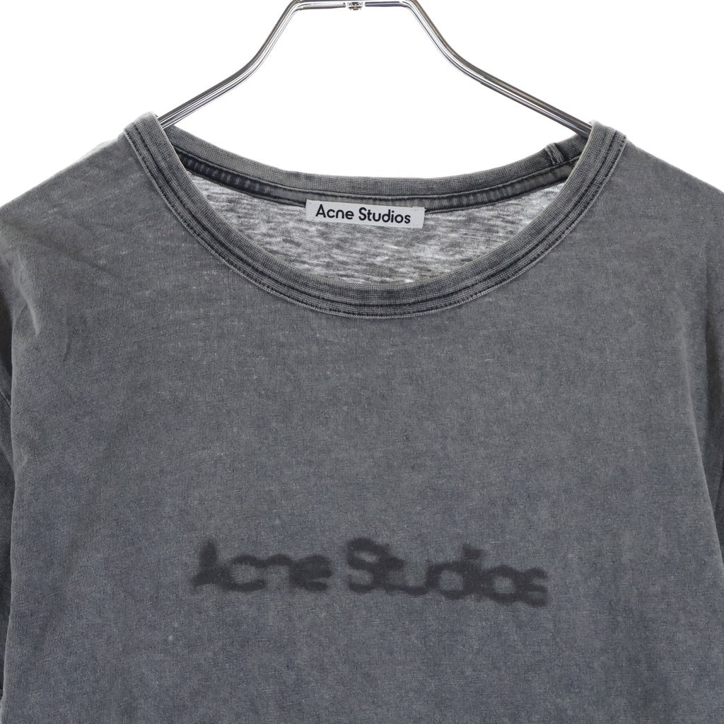 Acne Studios(アクネ ストゥディオズ) T-Shirt フェードロゴ 半袖Tシャツ グレー AL0353- AL0353