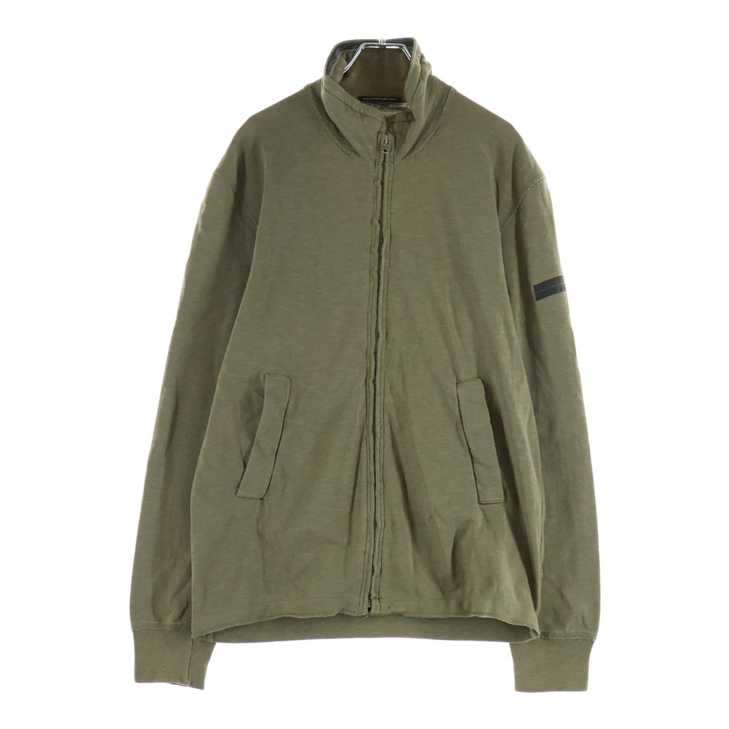 STONE ISLAND(ストーンアイランド) 08AW Zip Up Jacket ロゴプリント ジップアップジャケット カーキ 46146041