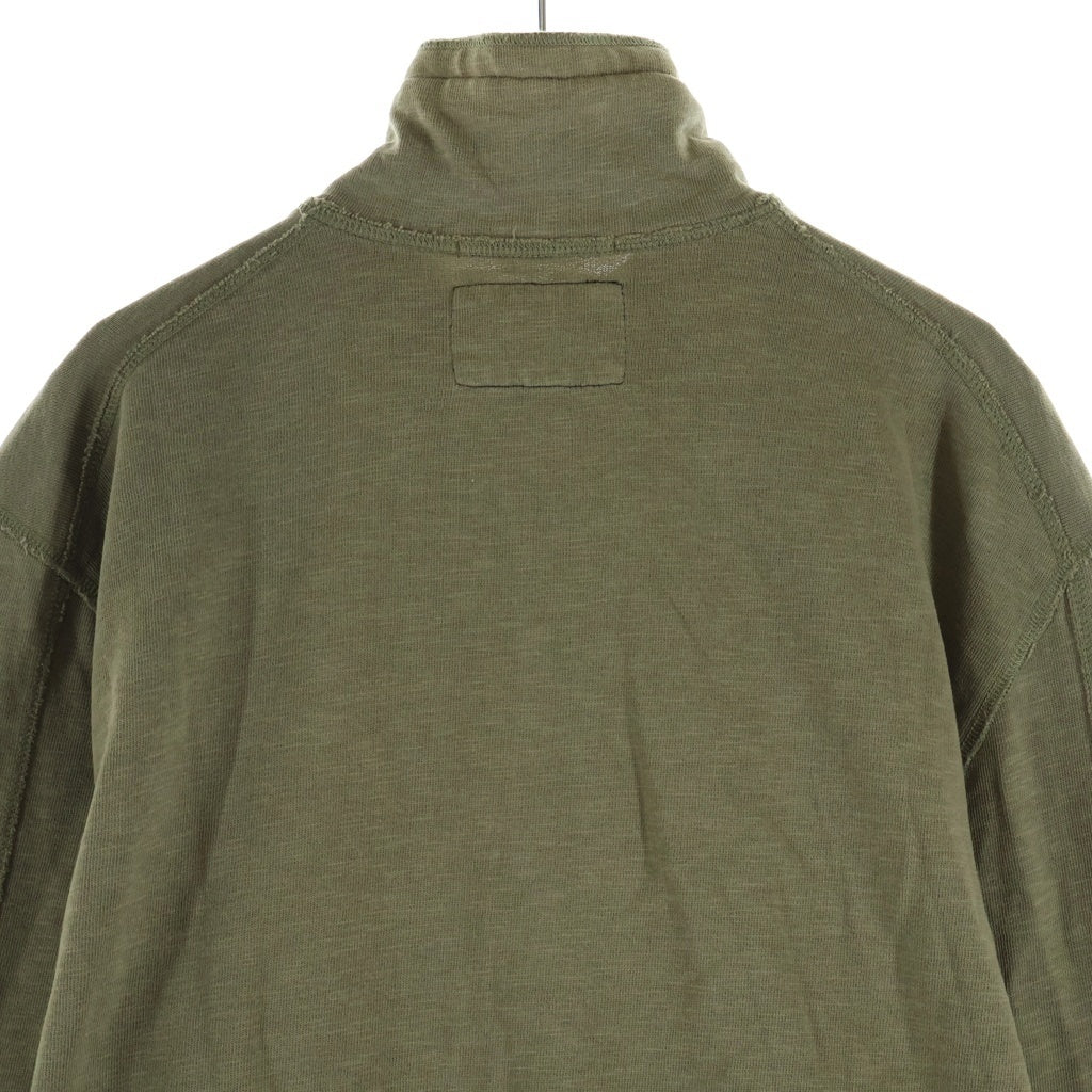 STONE ISLAND(ストーンアイランド) 08AW Zip Up Jacket ロゴプリント ジップアップジャケット カーキ 46146041
