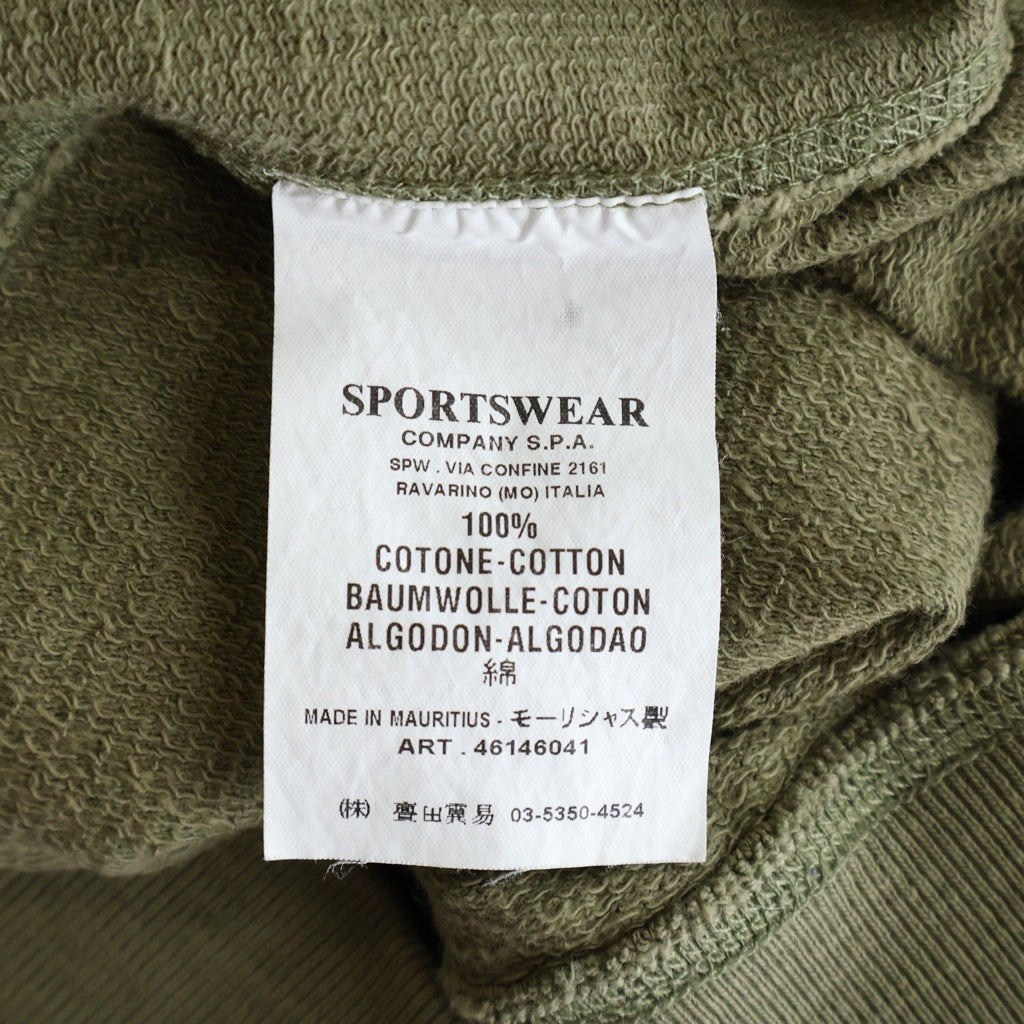 STONE ISLAND(ストーンアイランド) 08AW Zip Up Jacket ロゴプリント ジップアップジャケット カーキ 46146041