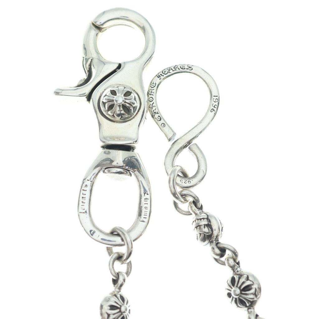 CHROME HEARTS(クロムハーツ) 1BALL LONG-S 1クリップロング#1マルチボール ウォレットチェーン シルバー