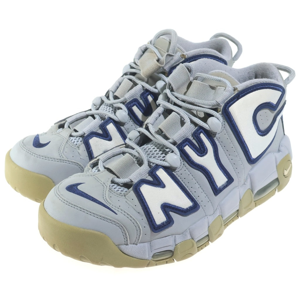 NIKE(ナイキ) AIR MORE UPTEMPO NEW YORK エア モアアップテンポ ニューヨーク ハイカットスニーカー グレー US9/27cm AJ3137-001