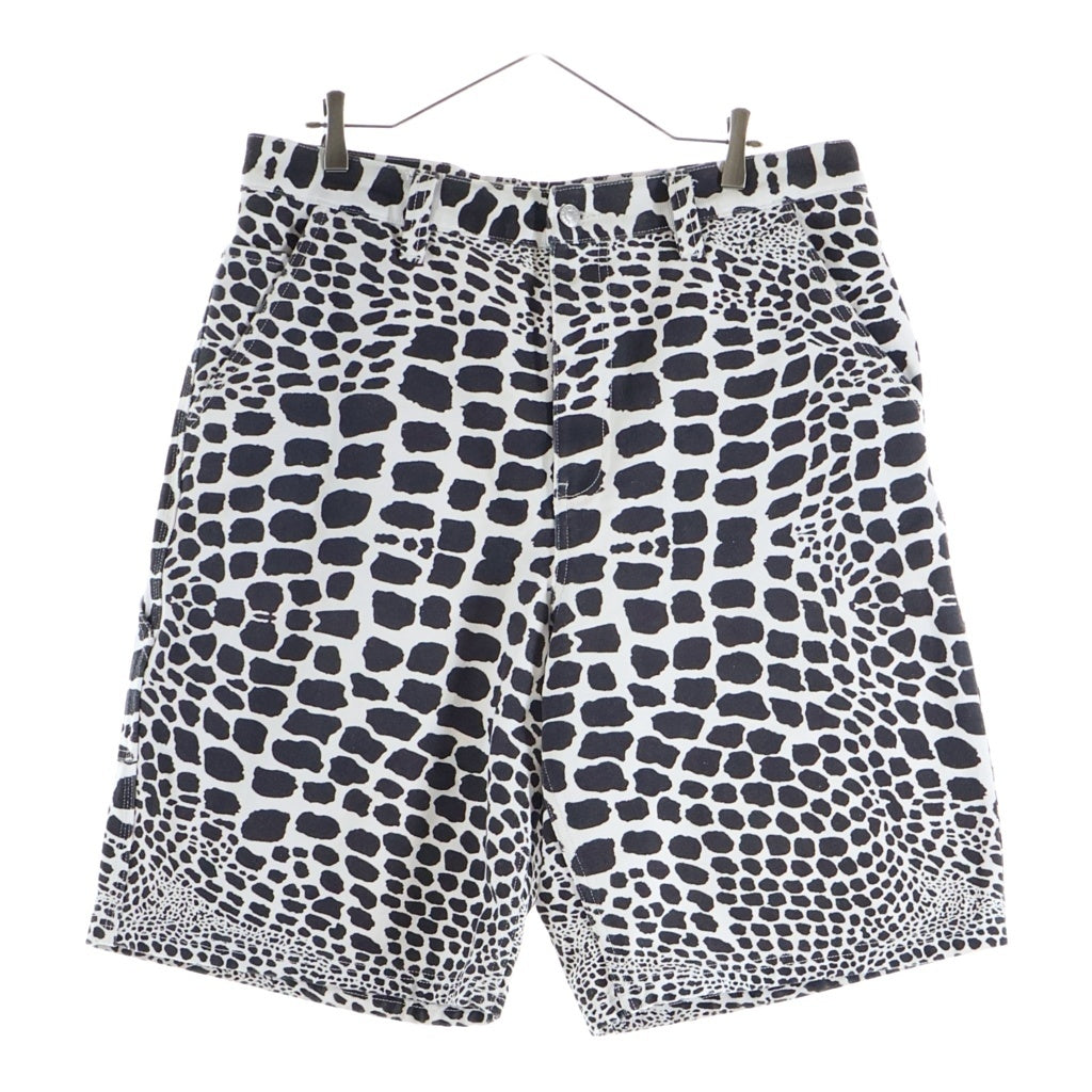 STUSSY(ステューシー) CANVAS WORK SHORT キャンバス ウォーク ショーツ ハードディスク ブラック