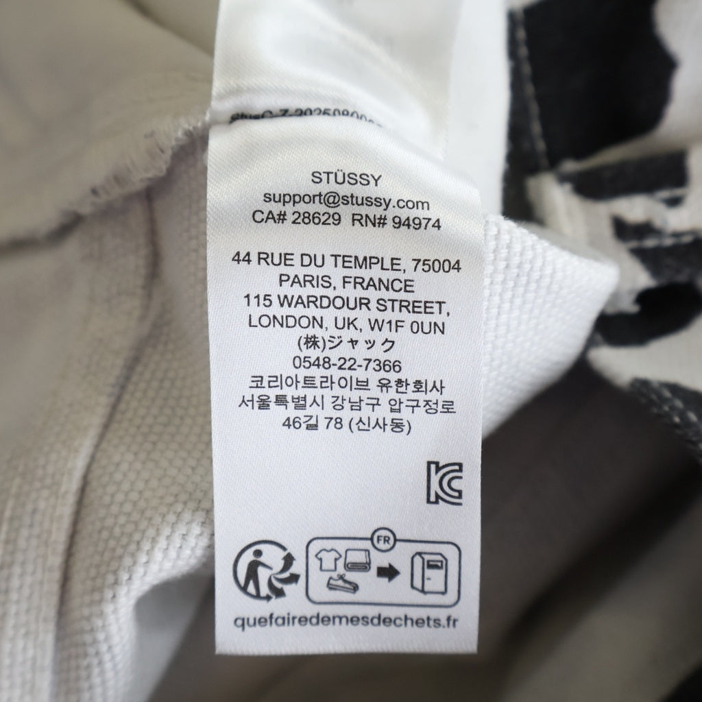 STUSSY(ステューシー) CANVAS WORK SHORT キャンバス ウォーク ショーツ ハードディスク ブラック