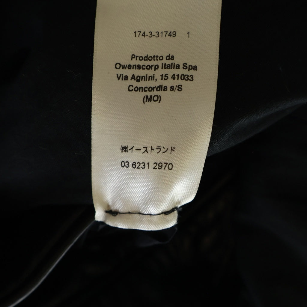 Rick Owens(リックオウエンス) Leather Blazer レザーブレザー ジャケット ブラック RU01F2721-LBE