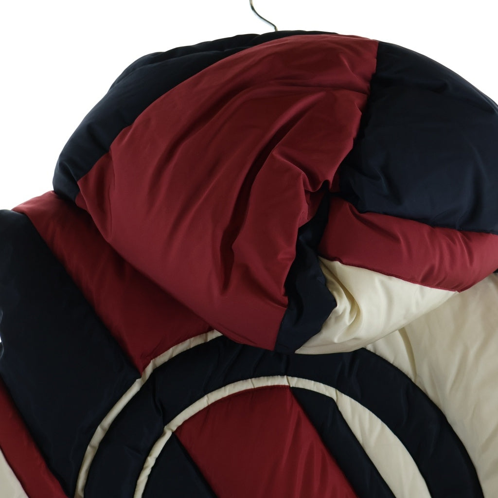 MONCLER(モンクレール) PERMIT GILET CRAIG GREEN ロゴ フーデッドダウンベスト レッド/ブラック D209H4332000