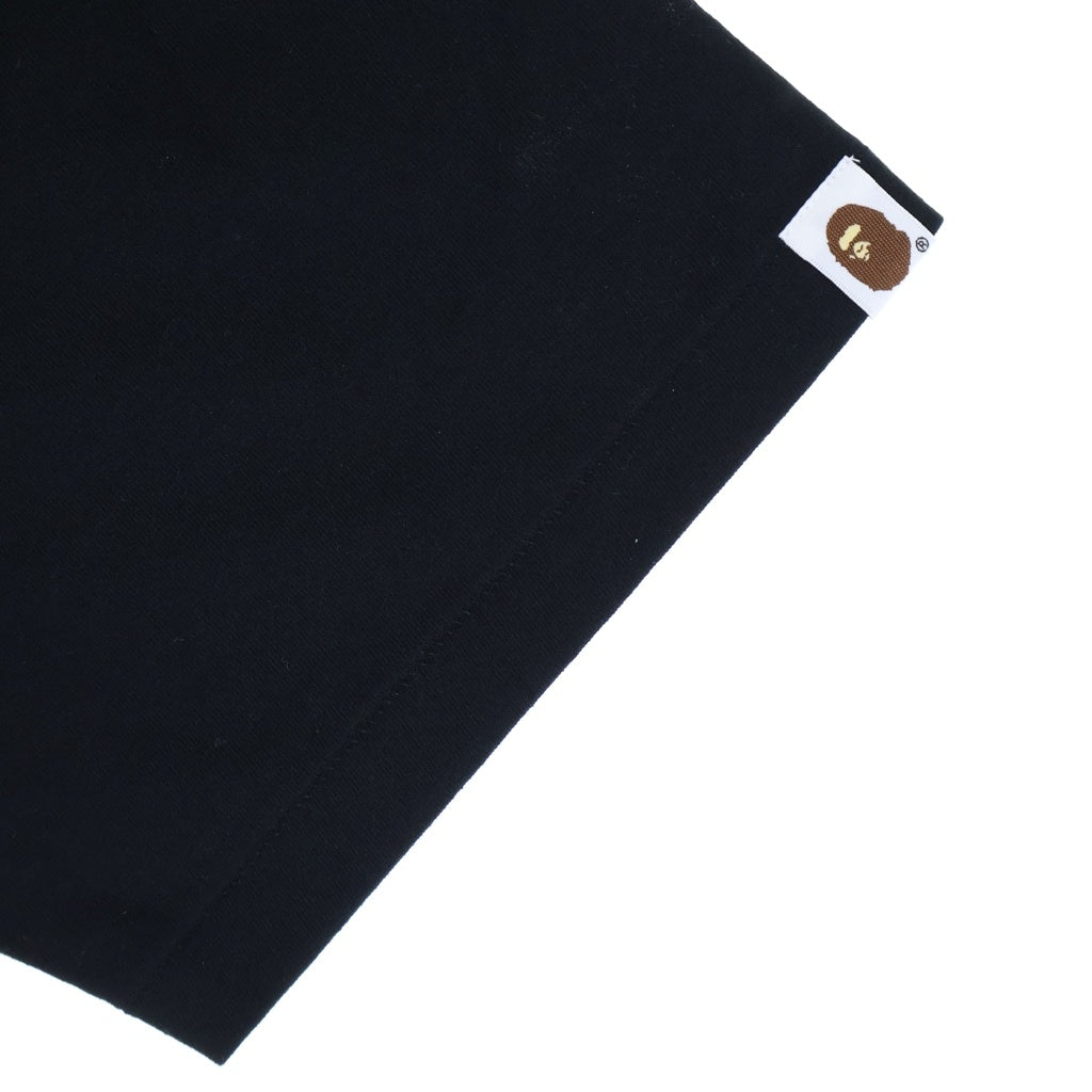A BATHING APE(アベイシングエイプ) STA STRIKE CAMO MILO ON APE HEAD カモ マイロ 半袖Tシャツ カットソー クルーネック ブラック 0ZXTEMX01610R
