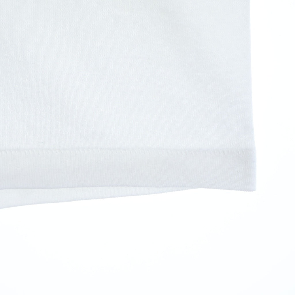 A BATHING APE(アベイシングエイプ) エイプヘッドロゴ カモ柄 半袖Tシャツ カットソー クルーネック ホワイト 0ZXTEM020101Q