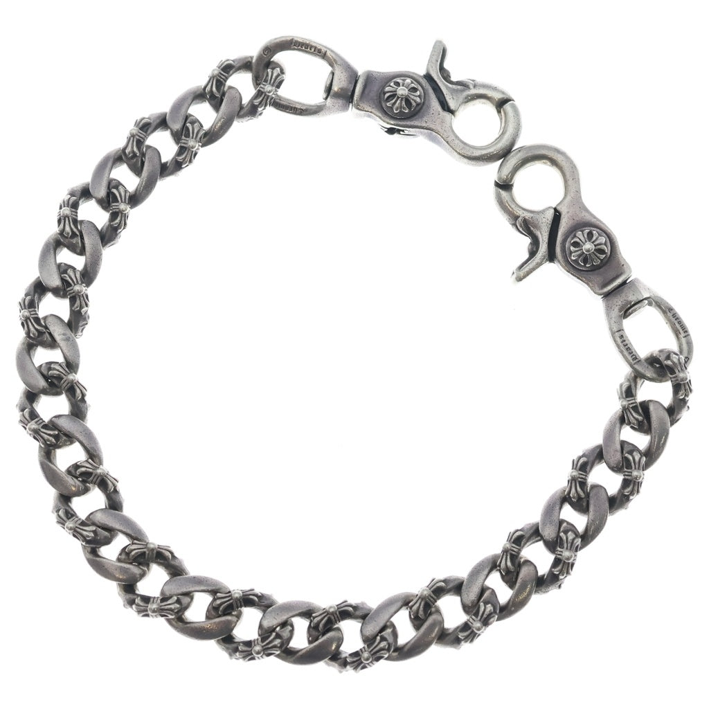 CHROME HEARTS(クロムハーツ) FANCY SHORT-T/2クリップショート ファンシー ウォレットチェーン シルバー BCA077