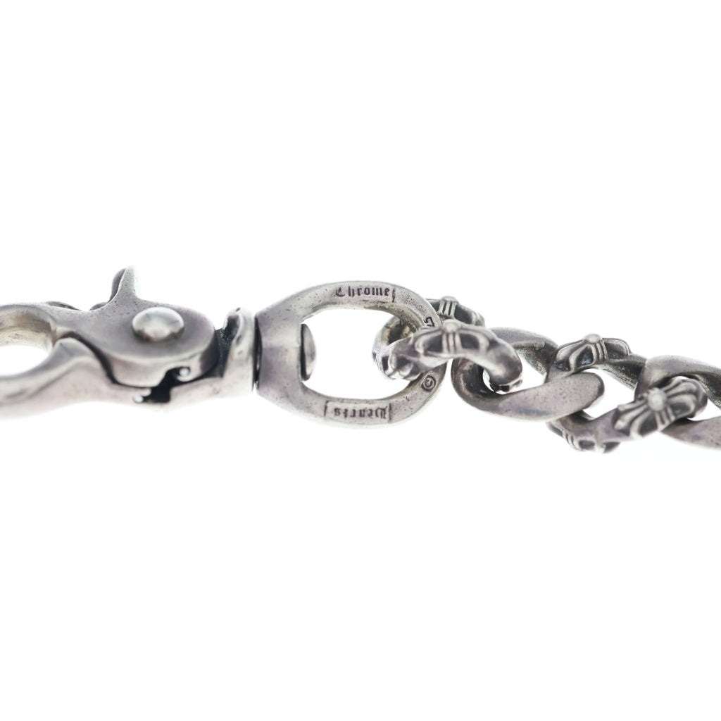 CHROME HEARTS(クロムハーツ) FANCY SHORT-T/2クリップショート ファンシー ウォレットチェーン シルバー BCA077