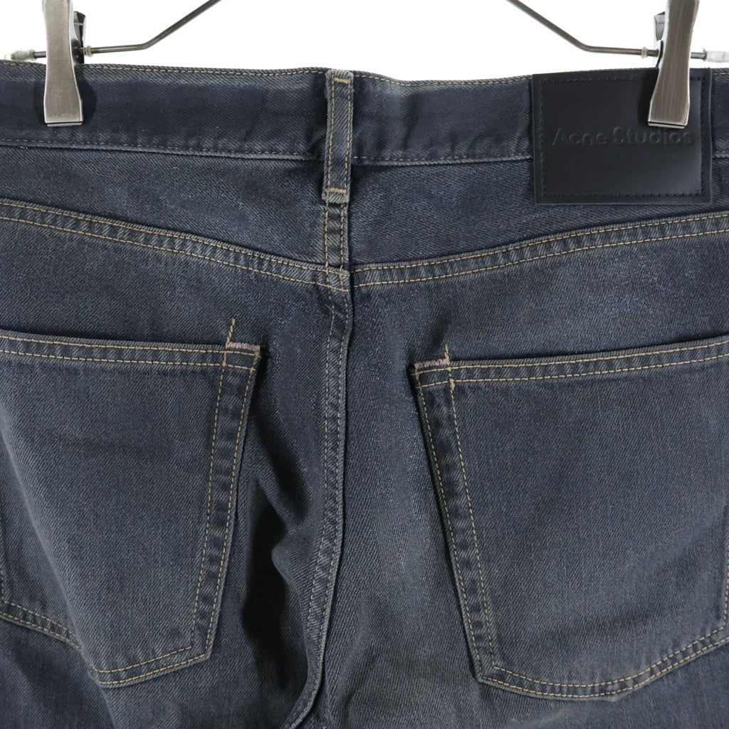 Acne Studios(アクネ ストゥディオズ) 1981 U Glossy コーティング加工 デニムパンツ ブラック C00093- C00093