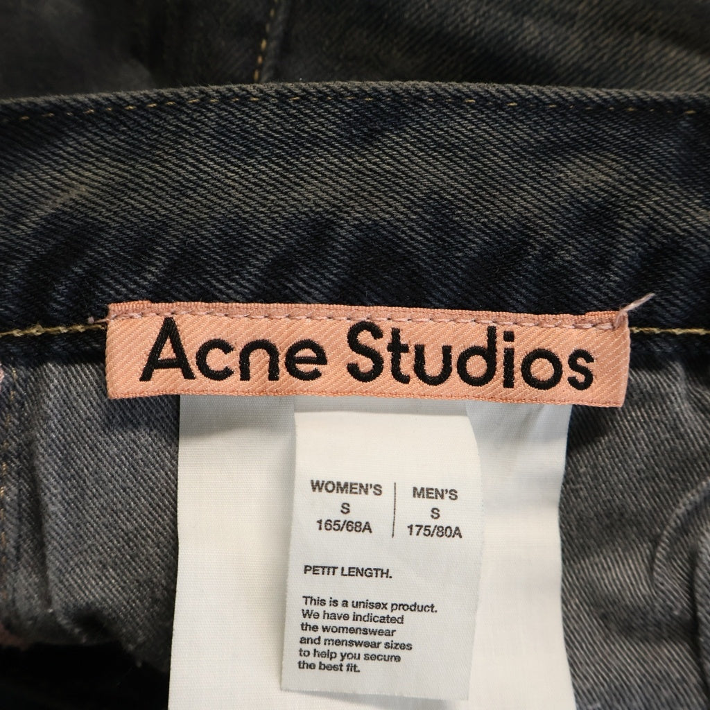 Acne Studios(アクネ ストゥディオズ) 1981 U Glossy コーティング加工 デニムパンツ ブラック C00093- C00093