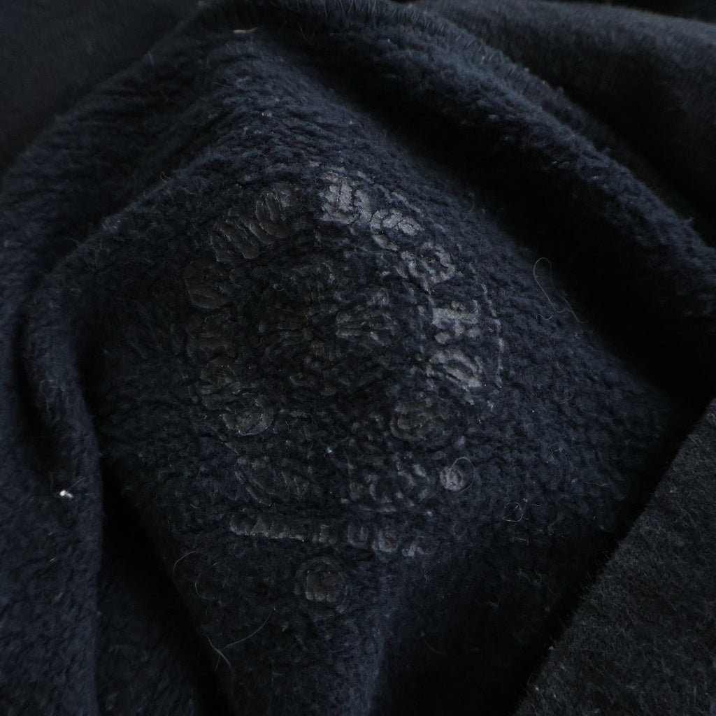 CHROME HEARTS(クロムハーツ) SWTSHRT PLVR アームフローラル バックホースシュープリント プルオーバースウェットパーカー フーディー ブラック