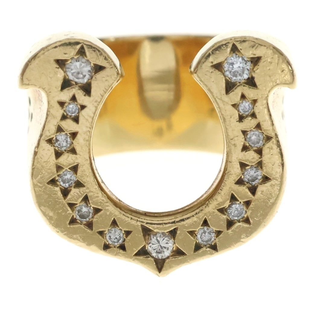 TENDERLOIN(テンダーロイン) 18K T-H.S RING SILVER ホースシューリング ダイヤ 指輪 ゴールド