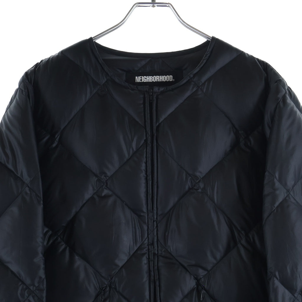 NEIGHBORHOOD(ネイバーフッド) 19AW QUILT DOWN /E-JKT キルティング ダウンジャケット ブラック 192TSNH-JKM12