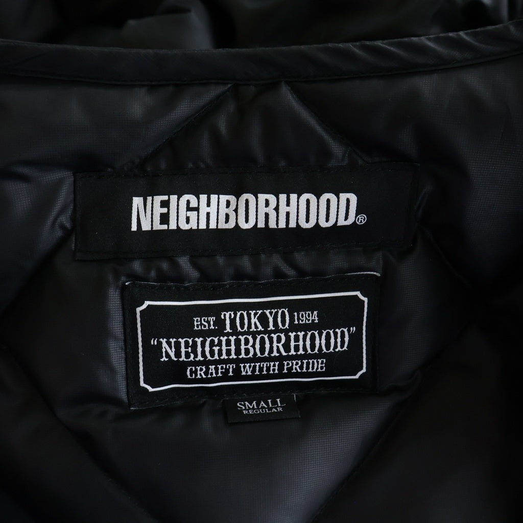 NEIGHBORHOOD(ネイバーフッド) 19AW QUILT DOWN /E-JKT キルティング ダウンジャケット ブラック 192TSNH-JKM12