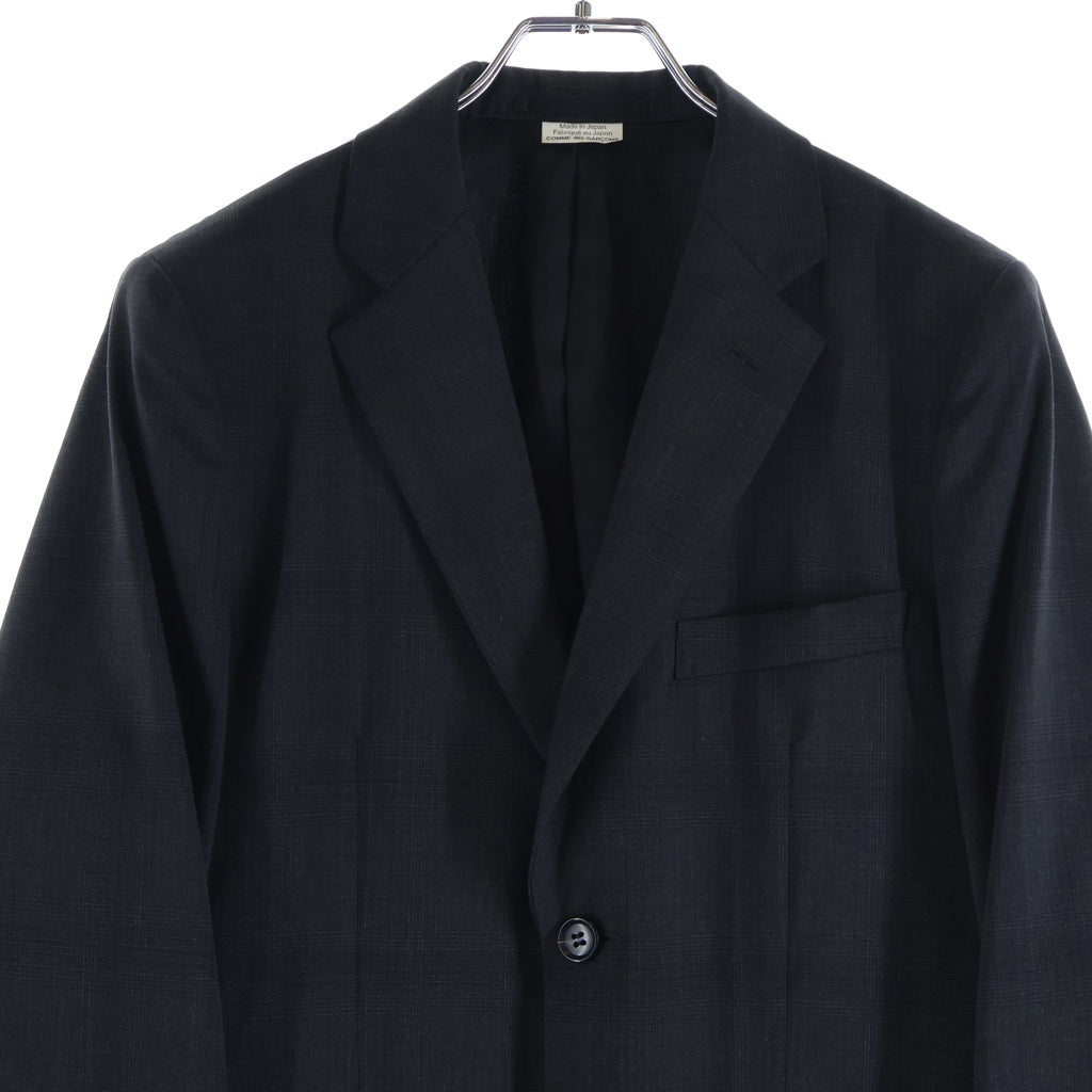 COMME des GARCONS HOMME DEUX(コムデギャルソン オムドゥ) グレンチェック テーラドジャケット グレー DB-J033