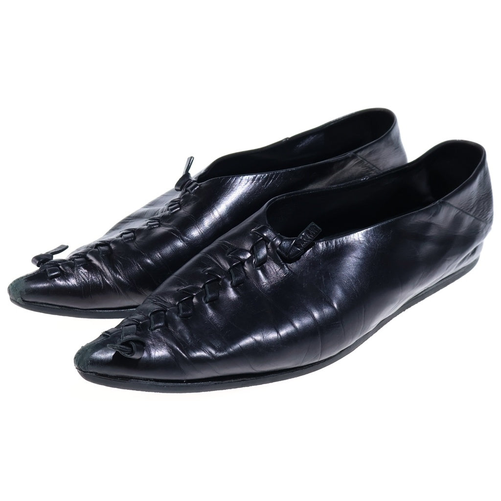 JIL SANDER(ジルサンダー) ポインテッドトゥ バレリーナシューズ パンプス ブラック J15WZ0004 レディース