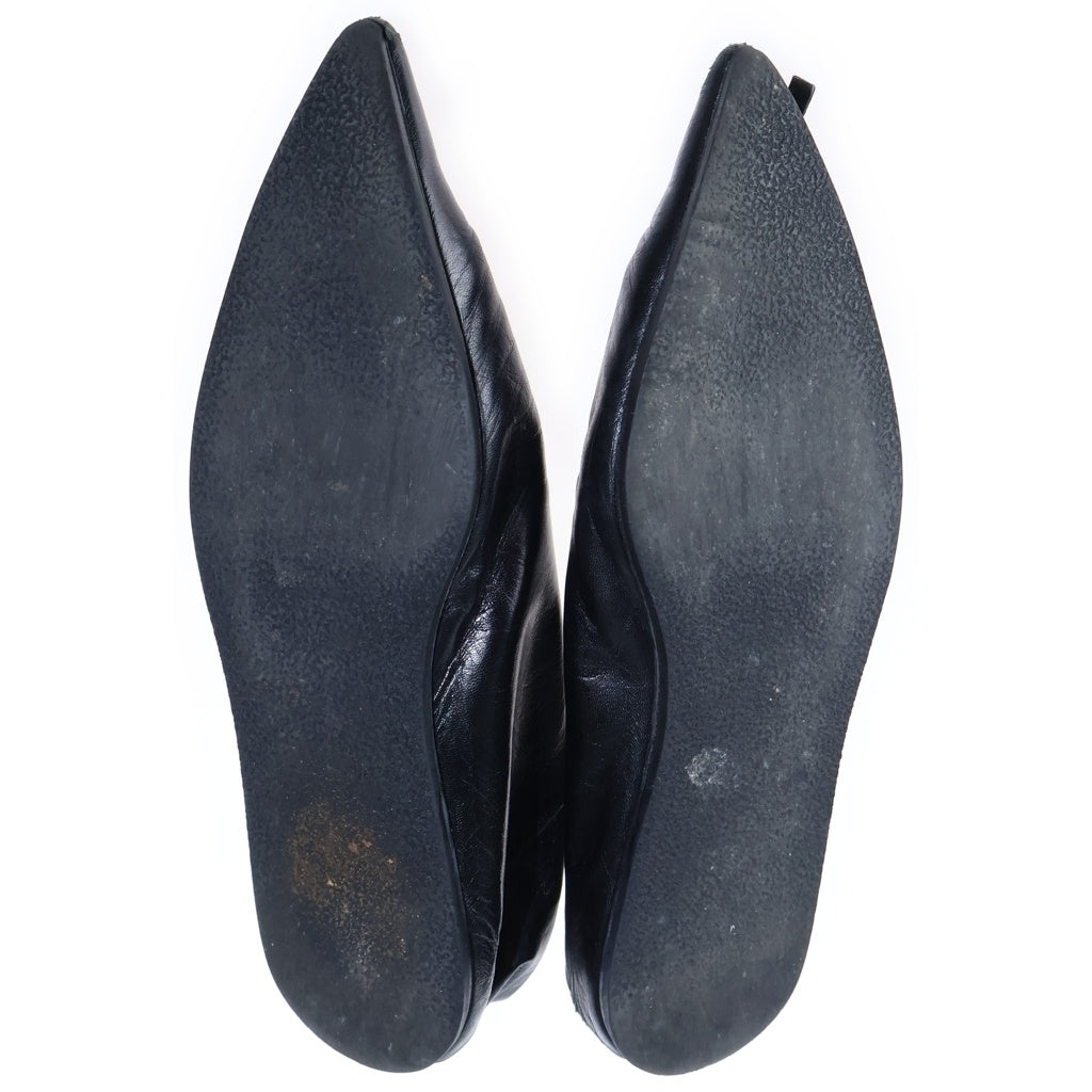 JIL SANDER(ジルサンダー) ポインテッドトゥ バレリーナシューズ パンプス ブラック J15WZ0004 レディース