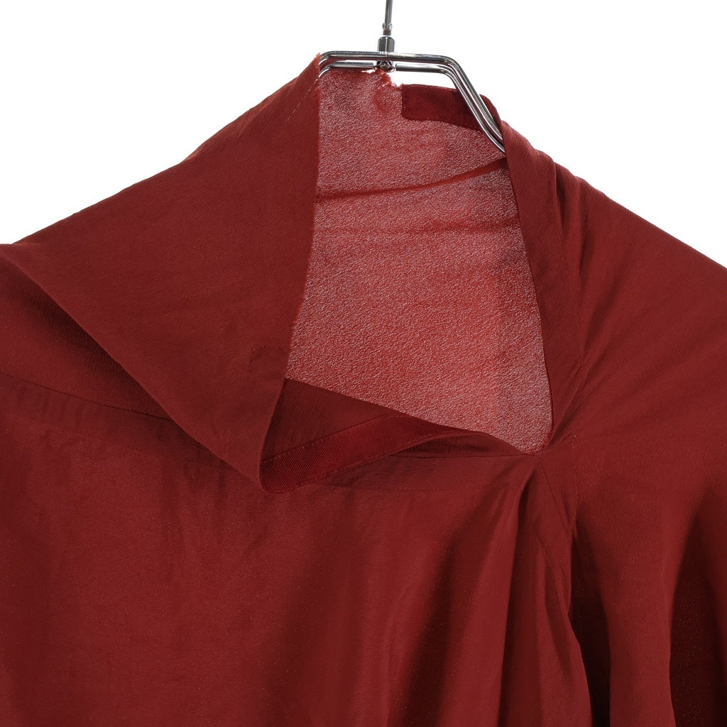 Rick Owens(リックオウエンス) 20FW カットオフデザイン クルーネック 半袖Tシャツ カットソー レッド レディース RP20F2218