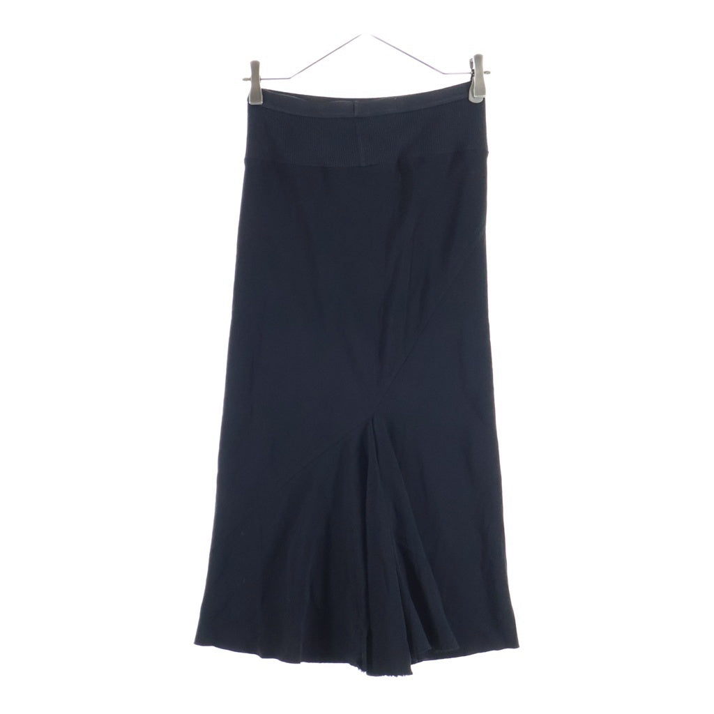 Rick Owens(リックオウエンス) 18FW 切替デザイン カットオフ ナロースカート ブラック レディース RP18F4332