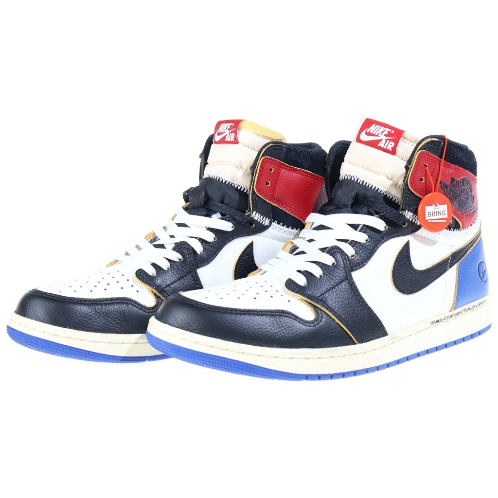 NIKE(ナイキ) ×FRAGMENT DESIGN×UNION フラグメントデザイン ユニオン ハイカットスニーカー ブラック/ブルー US11/29cm IQ7847-002