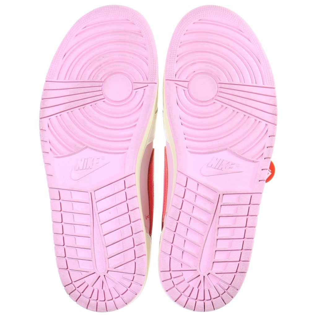 NIKE(ナイキ) ×TRAVIS SCOTT AIR JORDAN1 RETRO LOW トラヴィススコット エアジョーダン1 レトロ セイル トロピカルピンク ローカットスニーカー ピンク US10.5/28.5cm IQ7604-101
