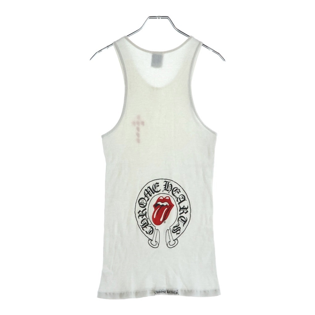CHROME HEARTS(クロムハーツ) ×ROLLING STONES リップタンタンクトップ ホワイト