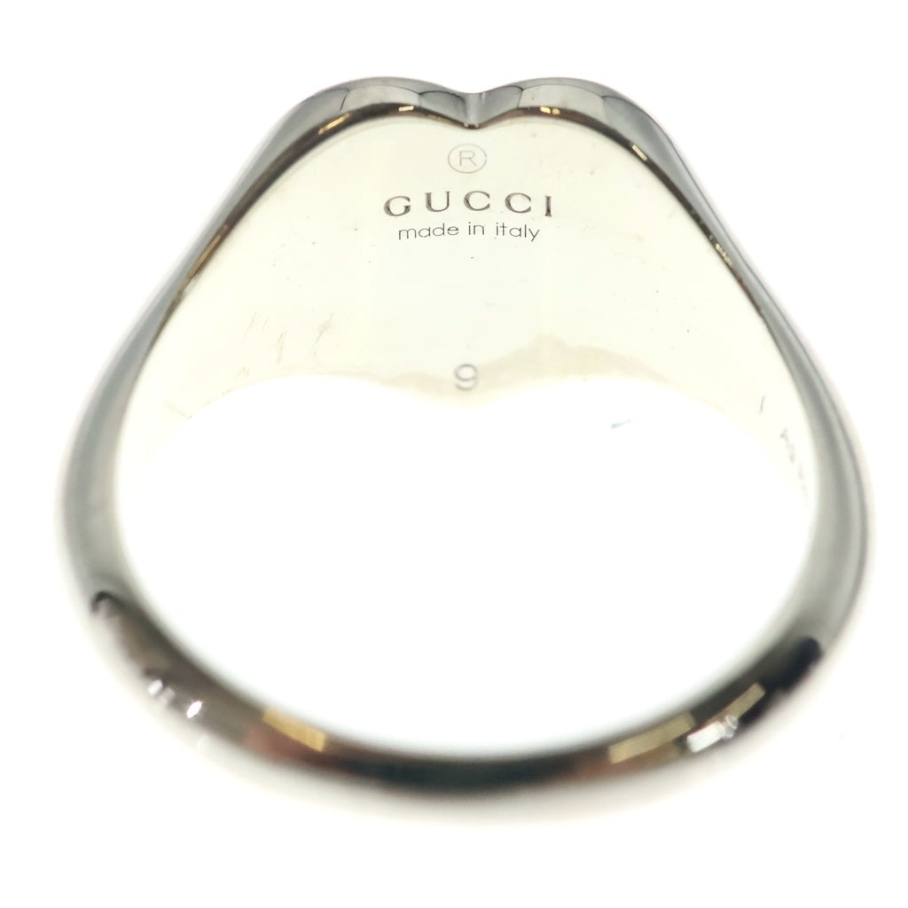 GUCCI(グッチ) インターロッキングG ハート リング シルバー 645544 レディース