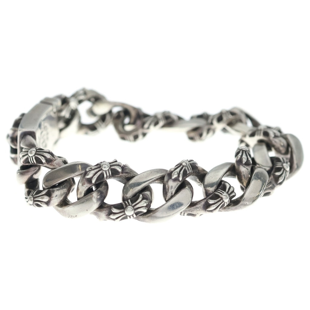 CHROME HEARTS(クロムハーツ) ID BOX FNCY CHX ボックスIDファンシーリンク ブレスレット 15LINK シルバー